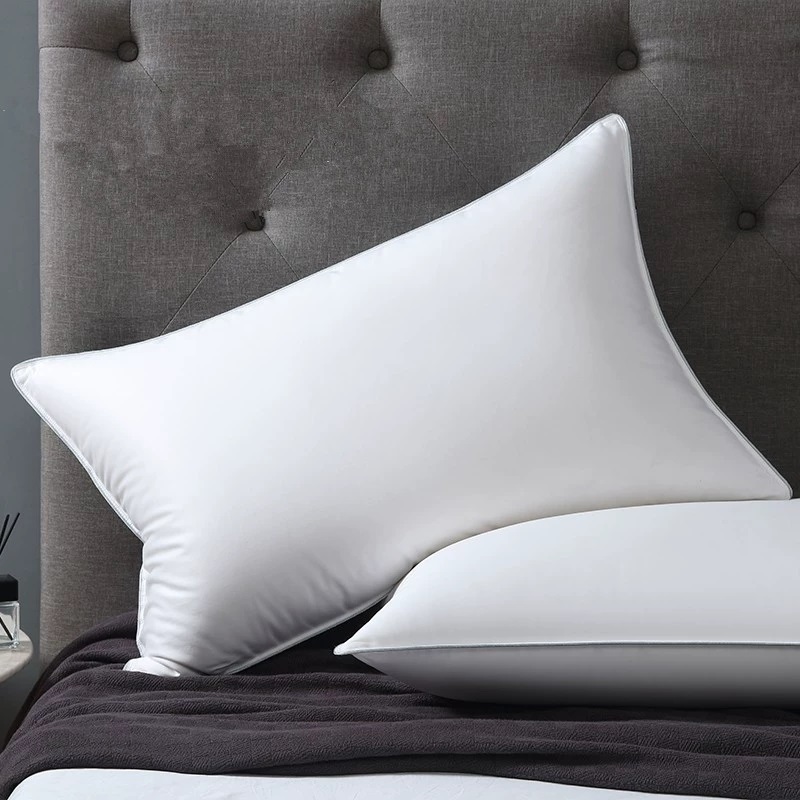 260 Szálszámlálás pamut Down Bizonyító Héj 50% Hotel Goose Down Párnák