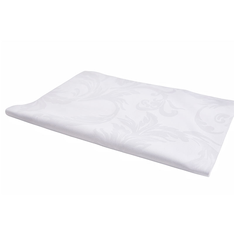 Pamutfehér T300 szatén jacquard ágynemű textilszövet